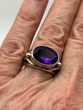 Sterling Silver and Amethyst Ring